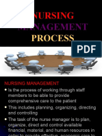 NURSING Management Process