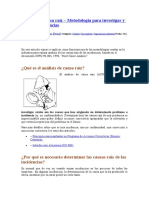 Análisis de Causa Raíz - Metodología para Investigar y Resolver Incidencias