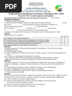 Progressions Harmonisées de Sciences-Physiques 2017-2018: Classe de 3 P4: Travail Et Puissance Mécaniques