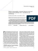 Pediatric Hydrocephalus: Systematic Literature Review and Evidence-Based Guidelines. Part 1: Introduction and Methodology