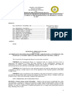 Mun. Ordinance No. 010 (Pura Cockpit Arena)