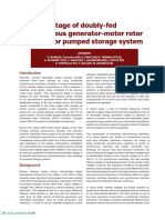 Testing Voltage of Doubly-Fed Asynchronous Generator-Motor Rotor Windings For Pumped Storage System