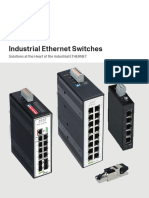 Industrial Ethernet Switches: Solutions at The Heart of The Industrial ETHERNET