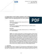 A Comparative Review of The Resistance of A 37,000 DWT Chemical Tanker Based On Experimental Tests and Calculations