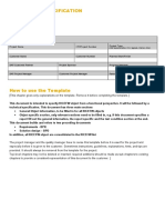 Scenario (Business Area) : Business Process: : Functional Specification