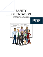 Safety Orientation: Instructor Manual