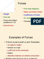 Forces: Free Body Diagrams