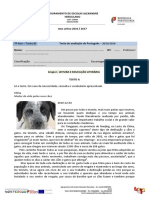 1º Teste Portugues 7ºB PDF