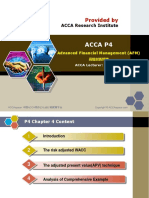 P4 Chapter 04 Risk Adjusted WACC and Adjusted Present Value PDF