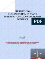 International Humanitarian Law and International Law of Armed Conflict