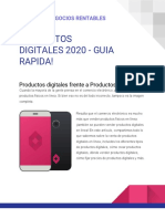 Productos Digitales 2020 - Guia Rapida!