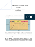 Conducta de Entrada, Bioquímica