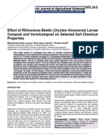 Effect of Rhinoceros Beetle (Oryctes Rhinoceros) Larvae Compost and Vermicompost On Selected Soil Chemical Properties