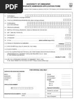 Postgrad App Form