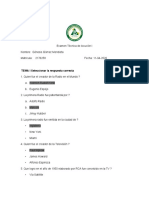 Ultimo Examen Técnica de Locucion I