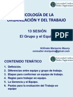 13 SESIÓN El Grupo y El Equipo