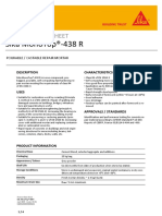 Sika MonoTop 438 R - Micro Concrete - PDS PDF