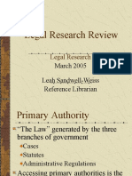 Legal Research