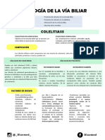 COLELITIASIS - Resumen BlueMed