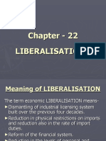 Chapter - 22 Liberalisation