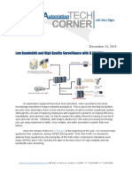 TechCorner 14 - Low Bandwidth and High Quality Surveillance With H.264 Video