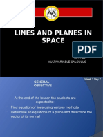 Math23 - L4 Lines and Planes