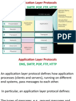 DNS, SMTP, Pop, FTP, HTTP