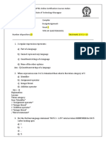 Assignment - 2 - Compiler Design