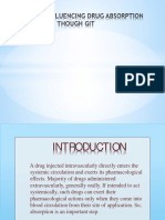 Factors Influencing Drug Absorption Though Git PDF