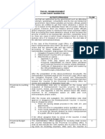 Travel Reimbursement Flow Chart Narrative Report