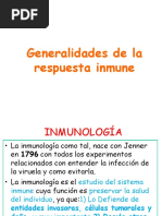 1.-V8 Generalidades de La Respuesta Inmune