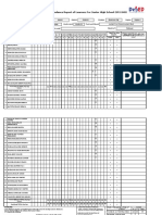 School Form 2 Daily Attendance Report of Learners For Senior High School (SF2-SHS)