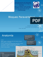 Bloqueo Paravertebral