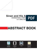 Sinan and His Age Abstracts