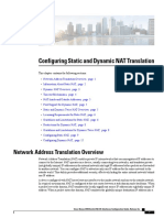 Configuring Static and Dynamic Nat Translation