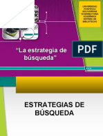 La Estrategia de Búsqueda