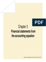 Financial Statements From Financial Statements From The Accounting Equation