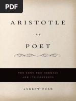 Aristotle As Poet, The Song For Hermias and Its Contexts (2011) PDF