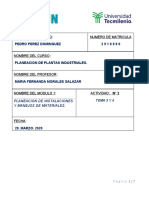 Planeacion de Plantas Industriales Act - 2 (Pedro Perez D)