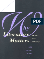 Dean Mark William Roche, Why Literature Matters in The 21st Century