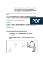 Scara Scara: .Analyse Du Comportement en Boucle Ouverte