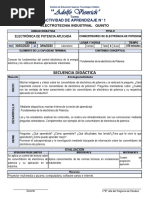 Actividad de Aprendizaje #1 Convertidores de Electrónica de Potencia PDF