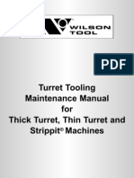 Tooling Maintenance Manual