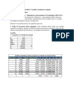 Actividad 3. Variable Cuantitativa Continua