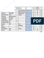 Equipment List - Soroca