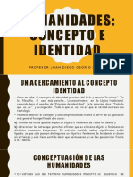 Humanidades Concepto y Identidad 18 Abril