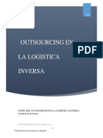 Papel Del Outsourcing Logistica Inversa