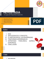 Hemostasia, Grupo 1 PDF