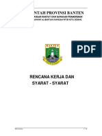 RKS Perbaikan Atap Bpkad