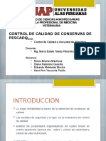 Trabajo Control de Calidad de Conservas de Pescado